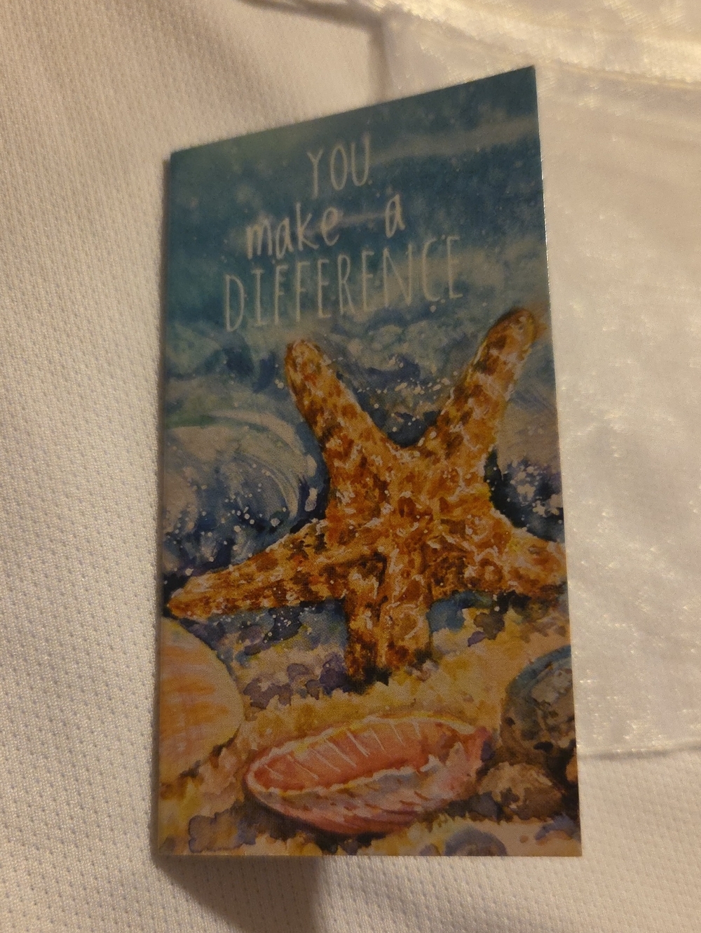 You Make a Difference Starfish Keychain Set - Picture 4 of 5